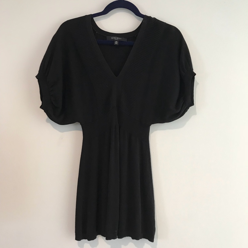 Nine West sweater tunic blacksize small